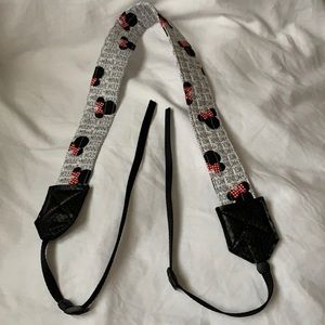 Minnie Mouse camera strap
